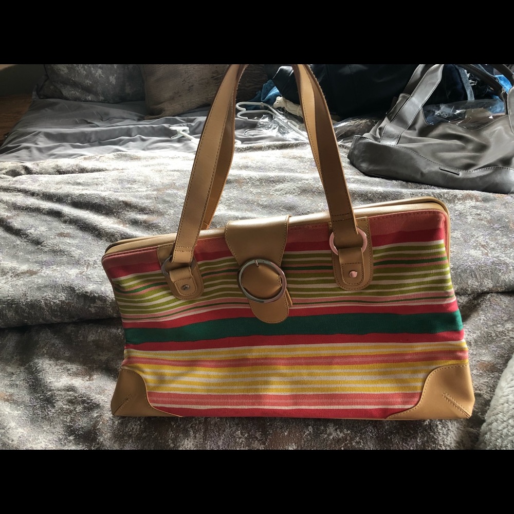 Striped Tote Bag